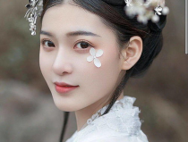 汉服小姐姐头绳,头绳点缀下的古典韵味